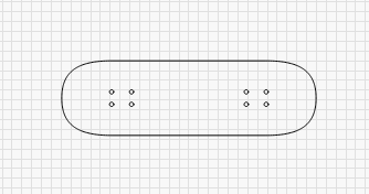 fingerboard profile preview for laser cutting