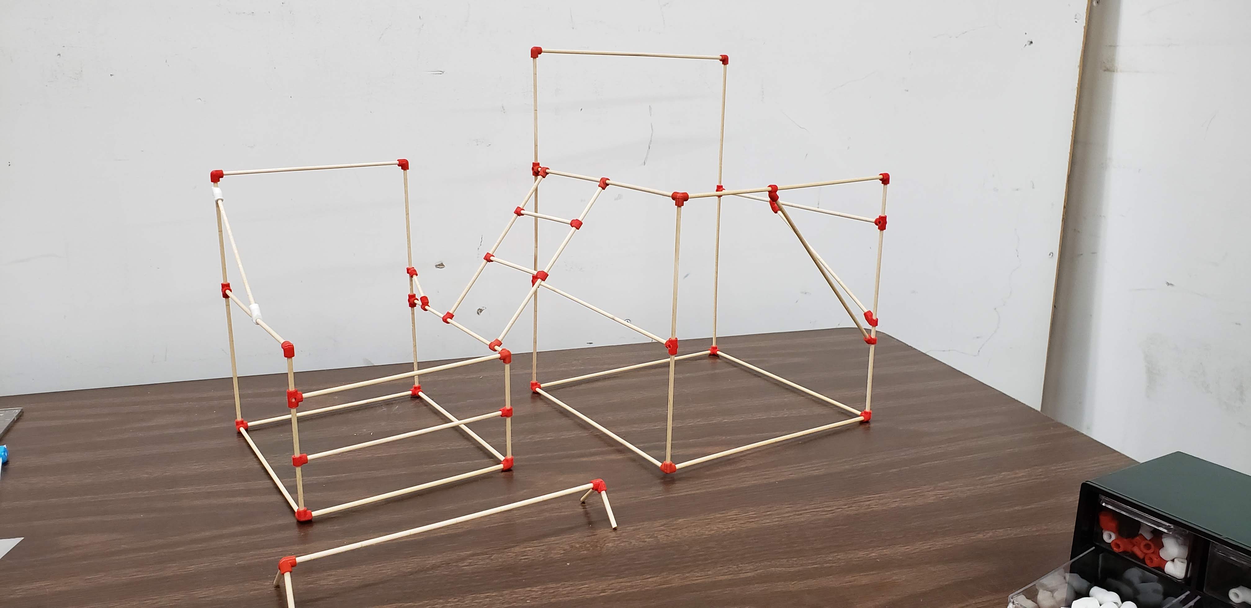 Miniature 3d Printed Scaffolding Design Kits